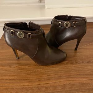 Brown Coach Booties